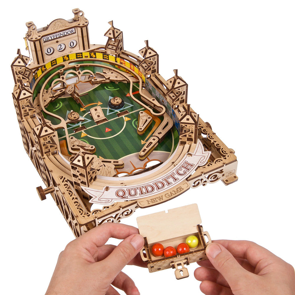 Flipper Quidditch Harry Potter à Monter - Maquette Bois