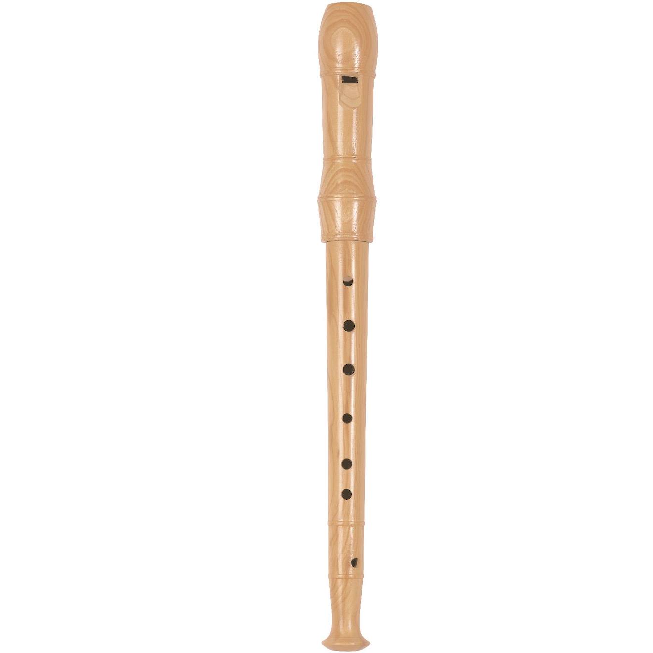 Flûte en bois beige