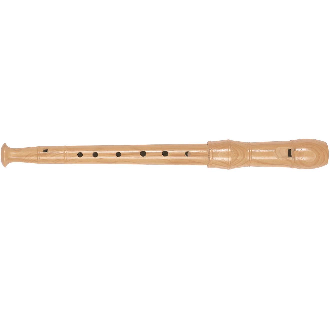Flûte en bois beige