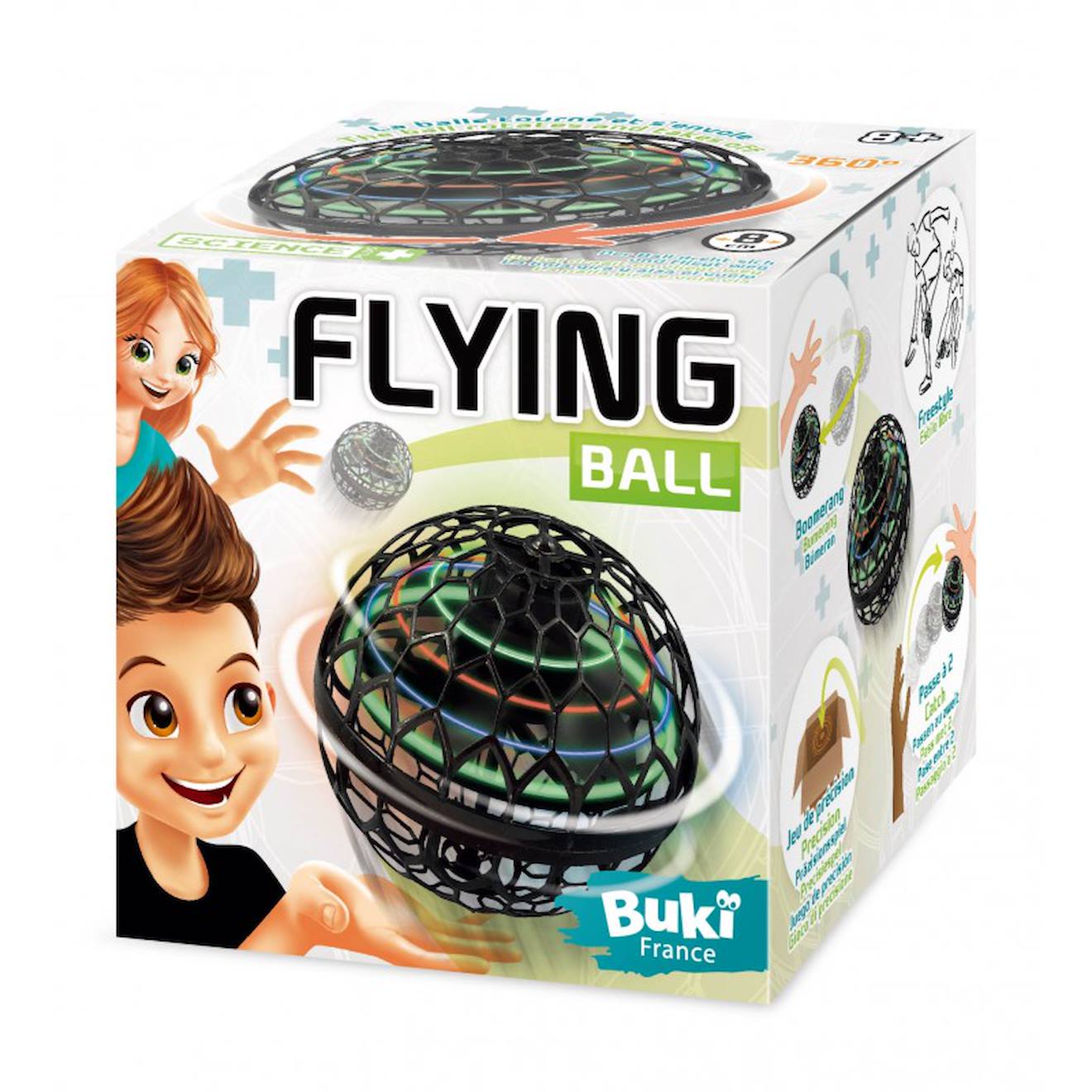 Flying ball noir