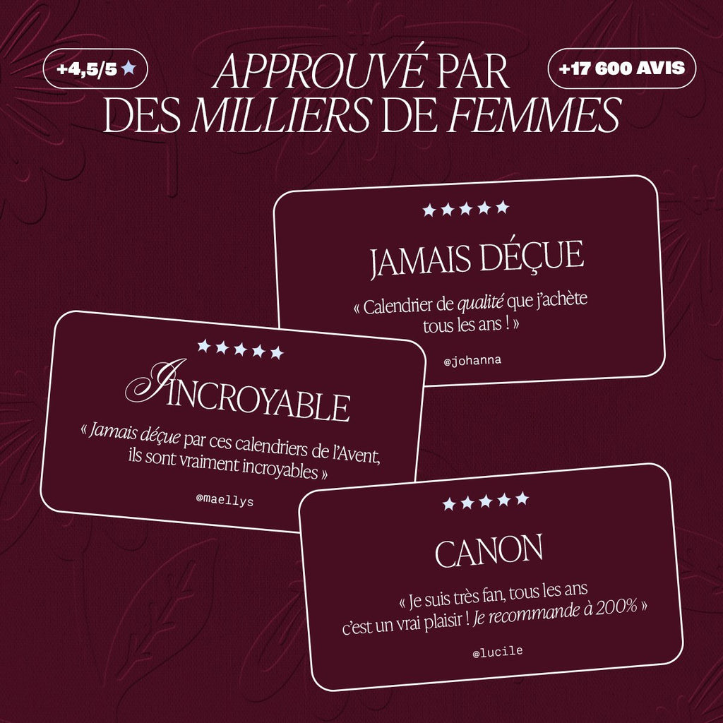 Surprises beauté du calendrier Blissim 2026