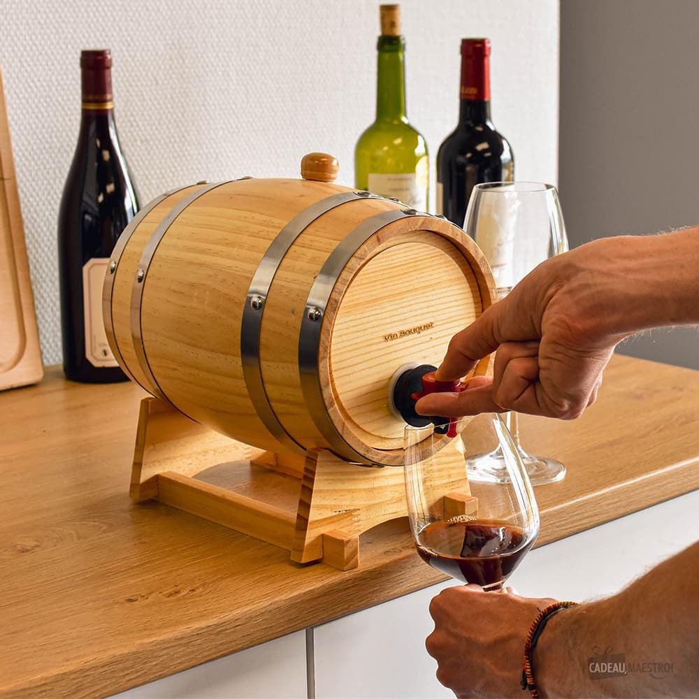 Fontaine de Table Tonneau 3 litres - Vin