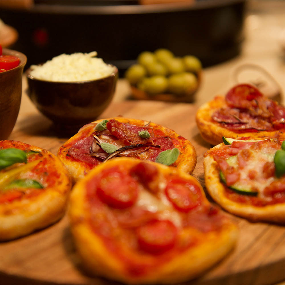 Four à Mini Pizza Pizzarette 6p. - Petit Electroménager Original Pizzarette