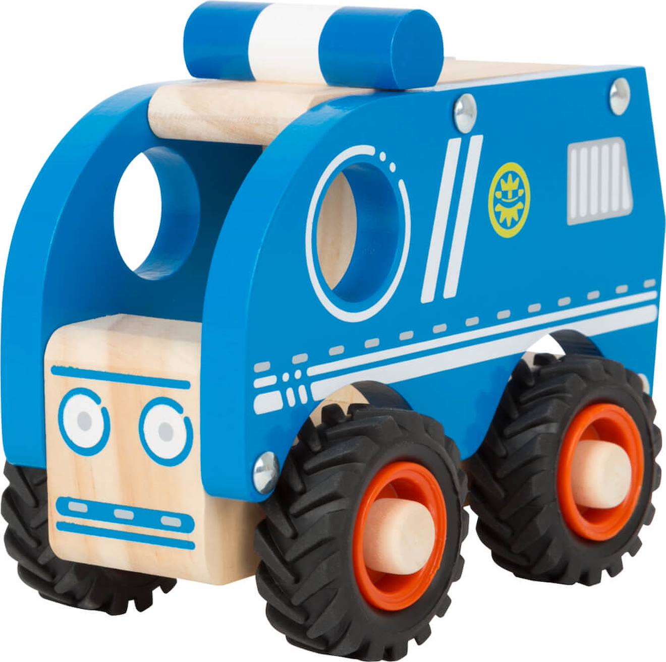 Fourgon de police bleu