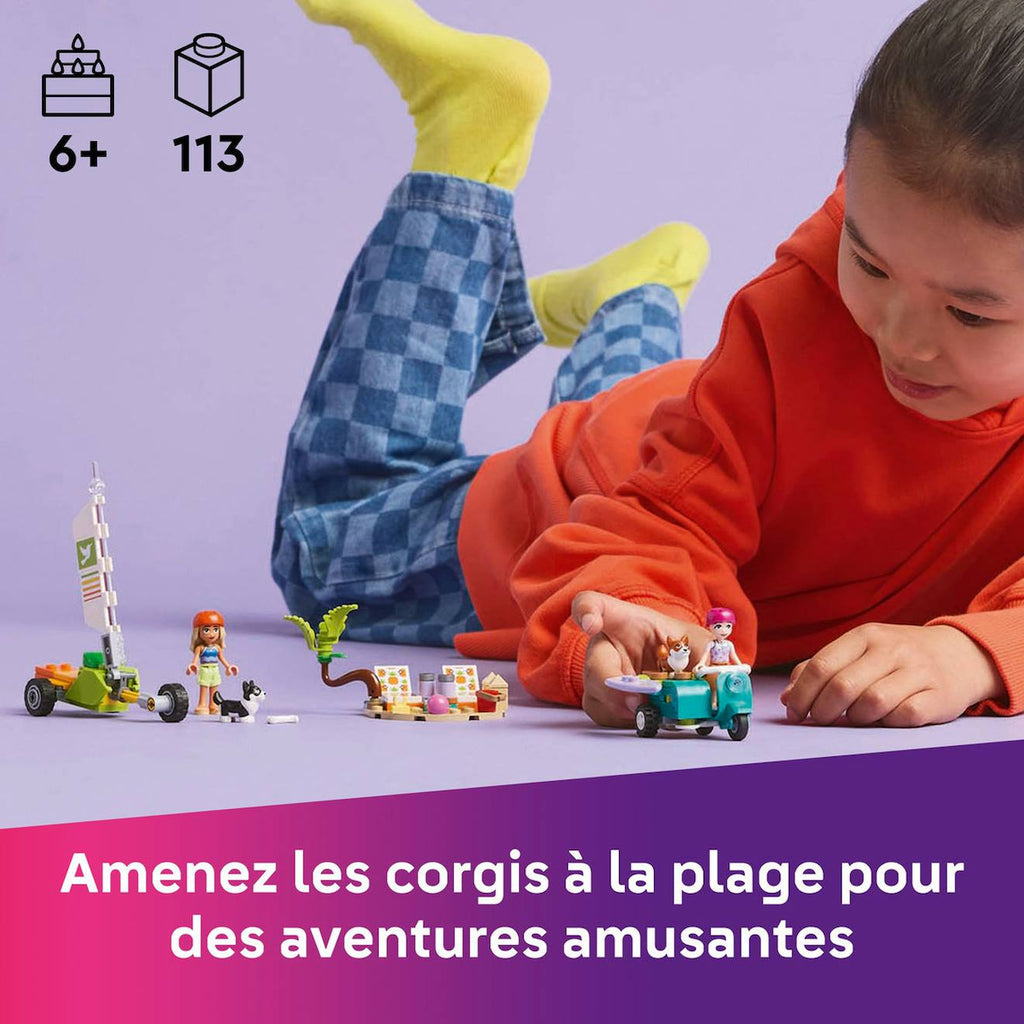 Friends chiens surfeurs et aventures en scooter 42641 multicolore