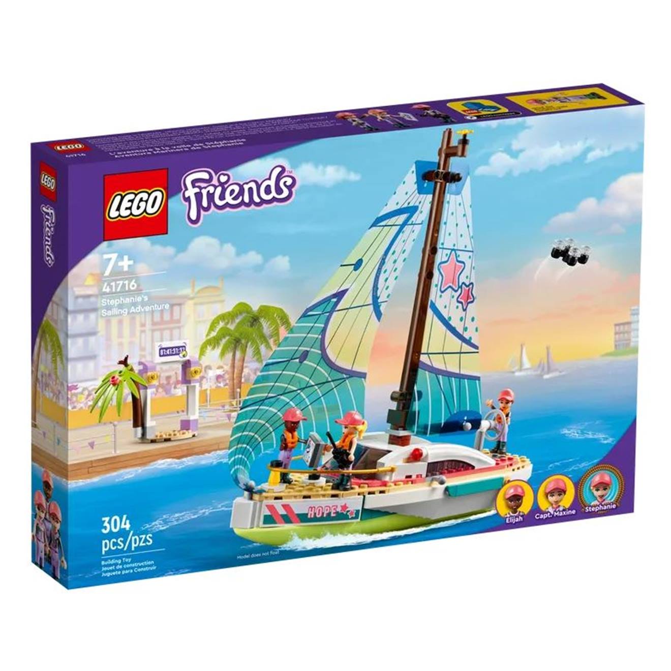 Friends l'aventure en mer de stéphanie 41716 multicolore
