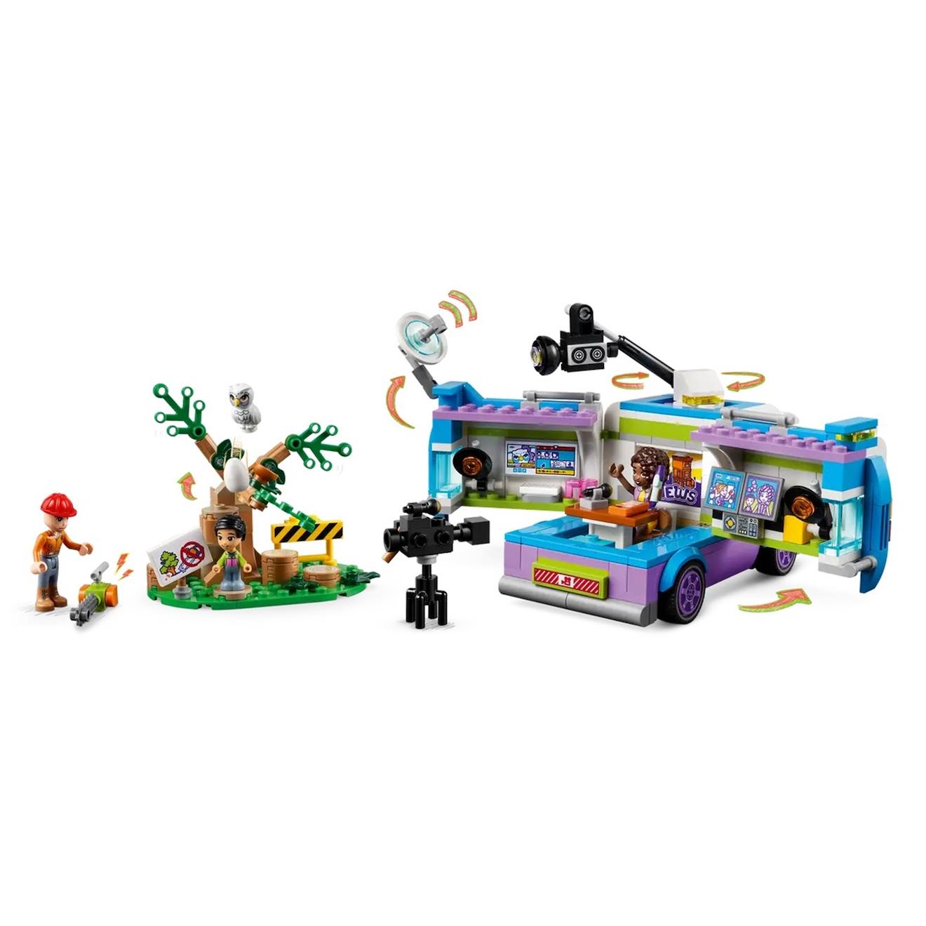 Friends le camion de reportage 41749 multicolore