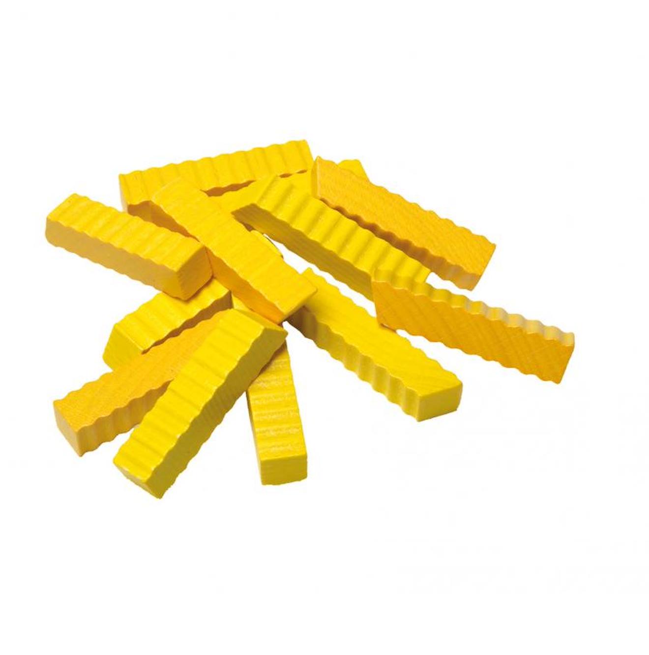 Frites en bois jaune