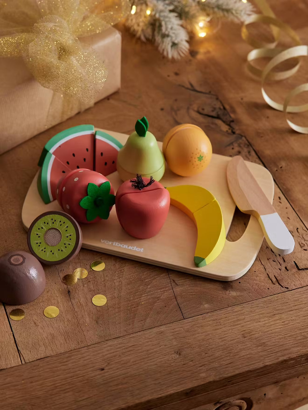 Fruits à couper en bois FSC - Vertbaudet