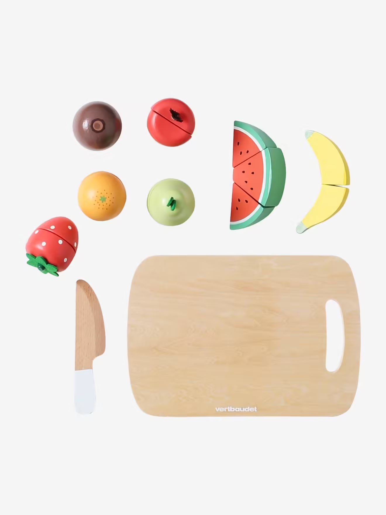 Fruits à couper en bois FSC - Vertbaudet