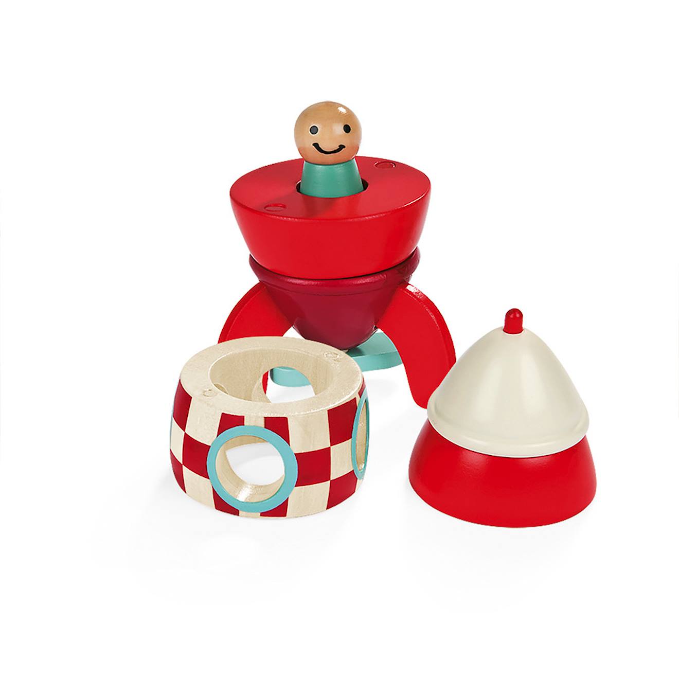 Fusée multi-activités rouge