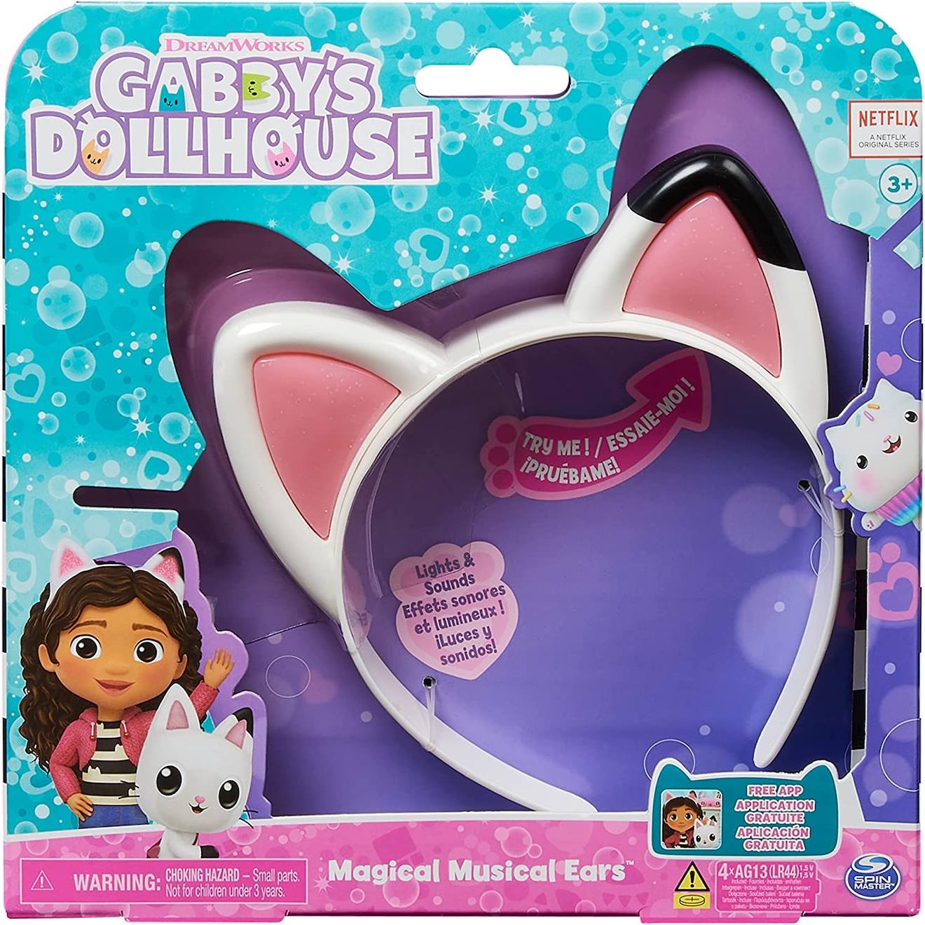 Gabby's Dollhouse oreilles musicales magiques de Gabby blanc