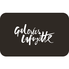 E-carte cadeau Galeries Lafayette