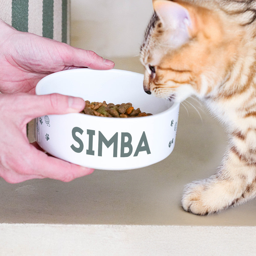 Gamelle pour Chat à Personnaliser - Bol Original