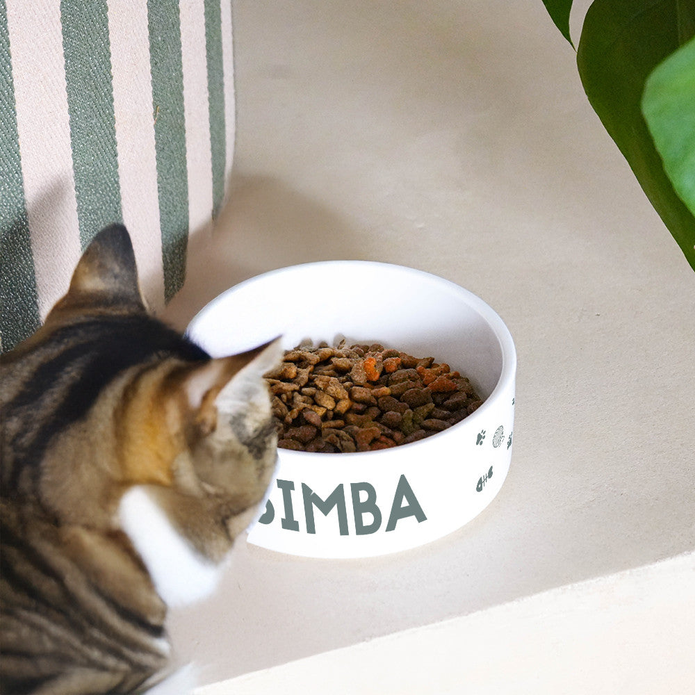 Gamelle pour Chat à Personnaliser - Bol Original