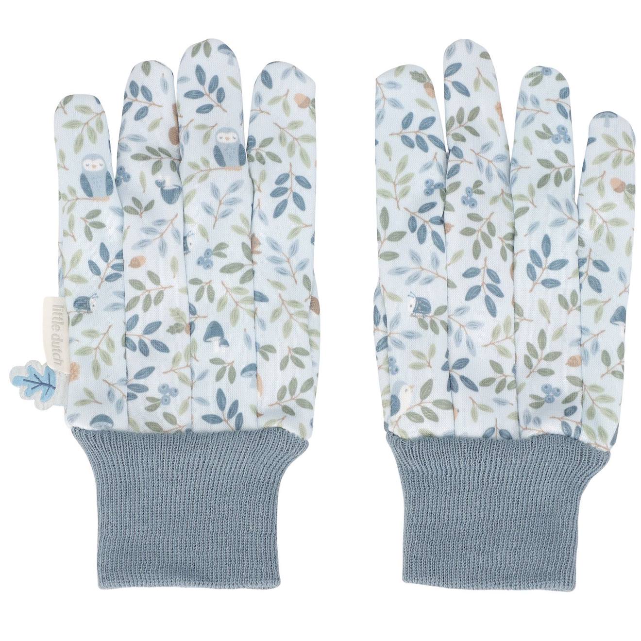 Gants de jardinage bleu