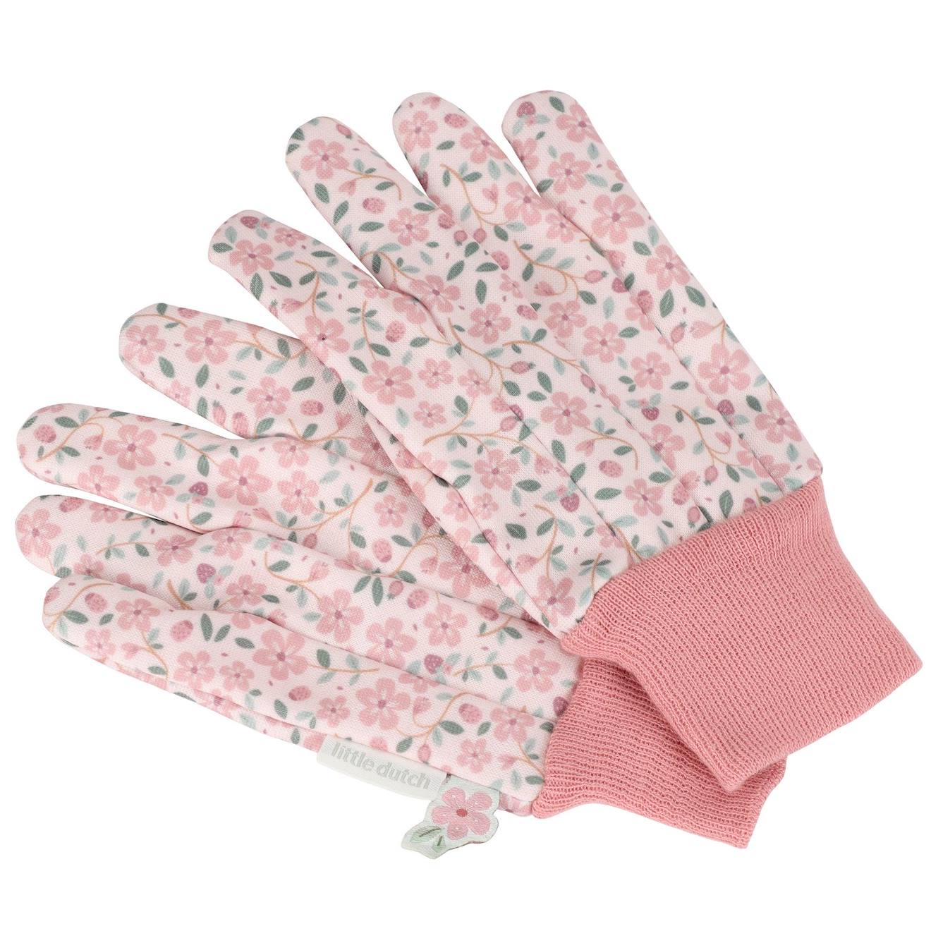 Gants de jardinage rose