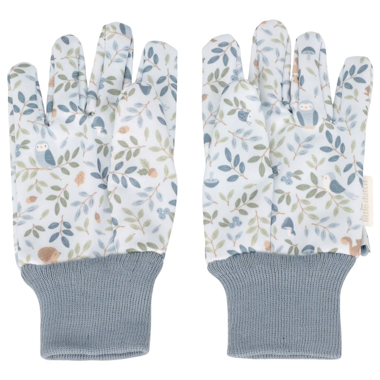 Gants de jardinage bleu