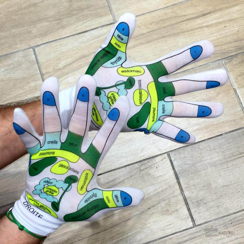 Gants de Réflexologie (x2) - Accessoires de Massage