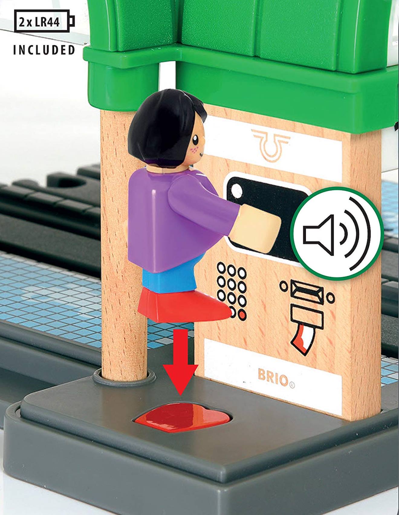 Gare centrale sonore vert