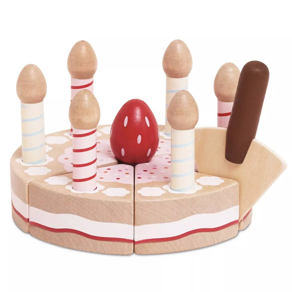 Gâteau d'anniversaire à la vanille beige