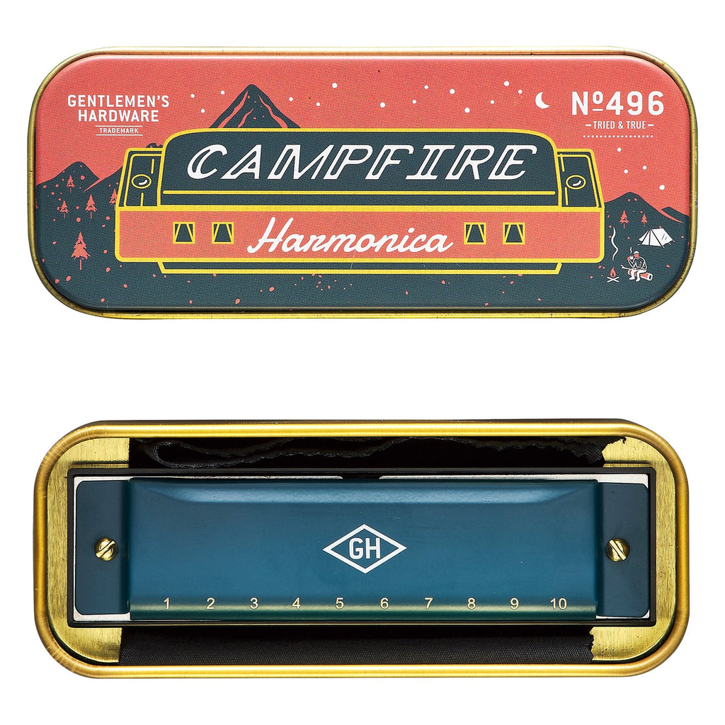 Harmonica de camping Gentlemen's Hardware et son étui