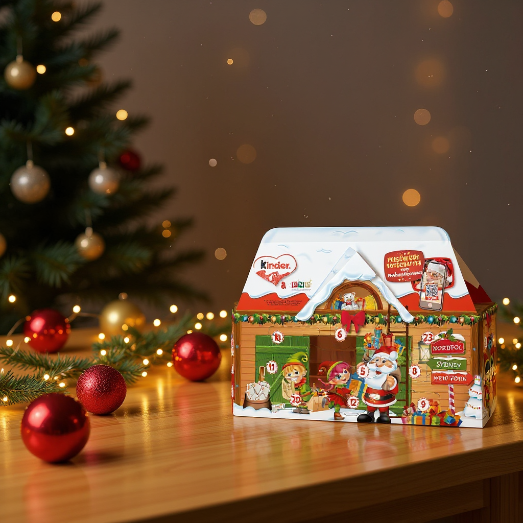 Calendrier de l’Avent 3D 2025 - Kinder