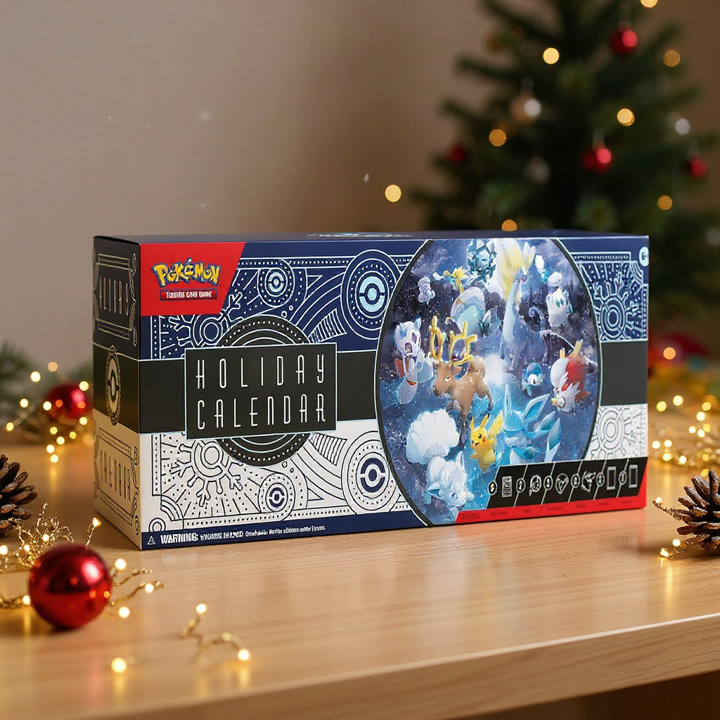Calendrier de l'Avent Pokémon TCG – Calendrier des Fêtes (Cartes & Boosters)