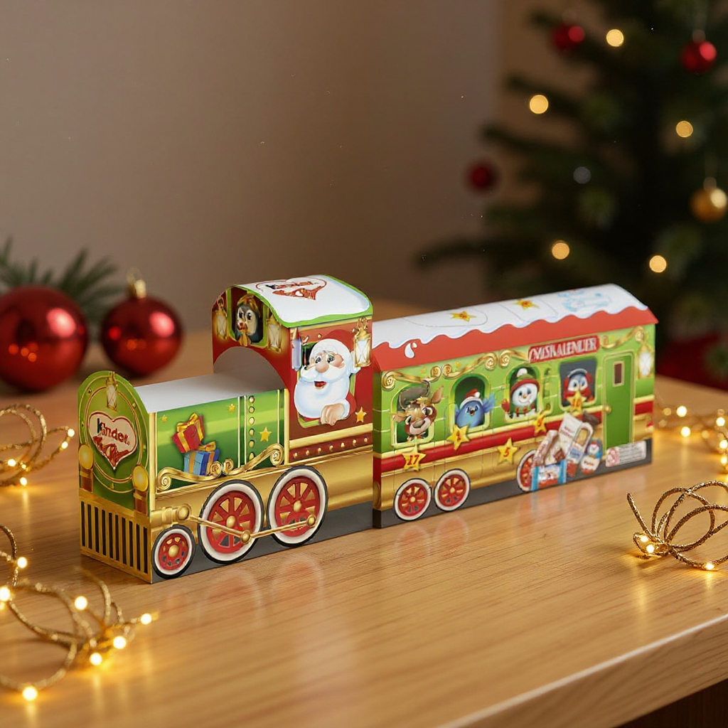 Calendrier de l’Avent 3D Train - Kinder Mix