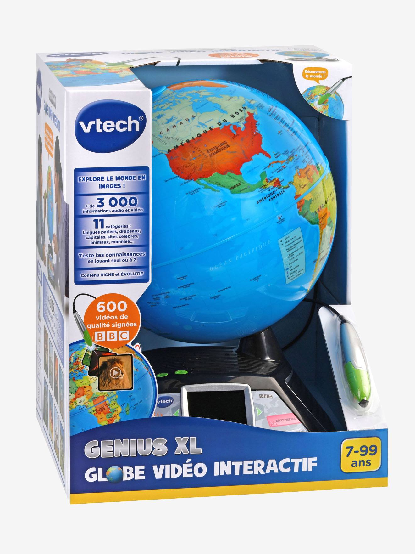 Genius xl - globe vidéo interactif multicolore