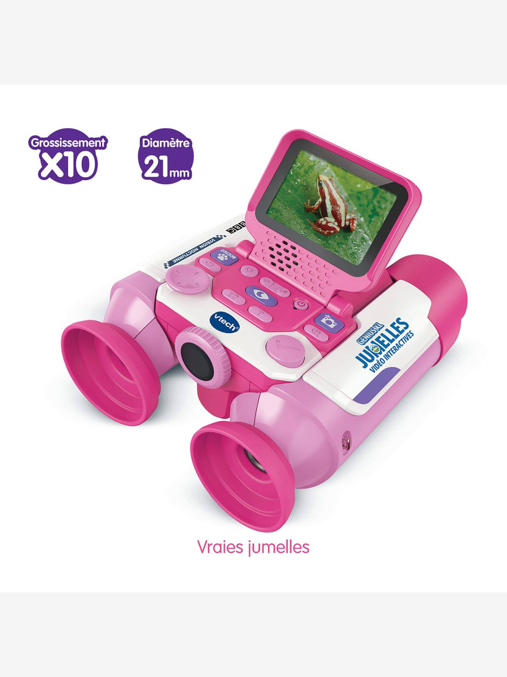 Genius xl jumelles vidéo interactives - rose