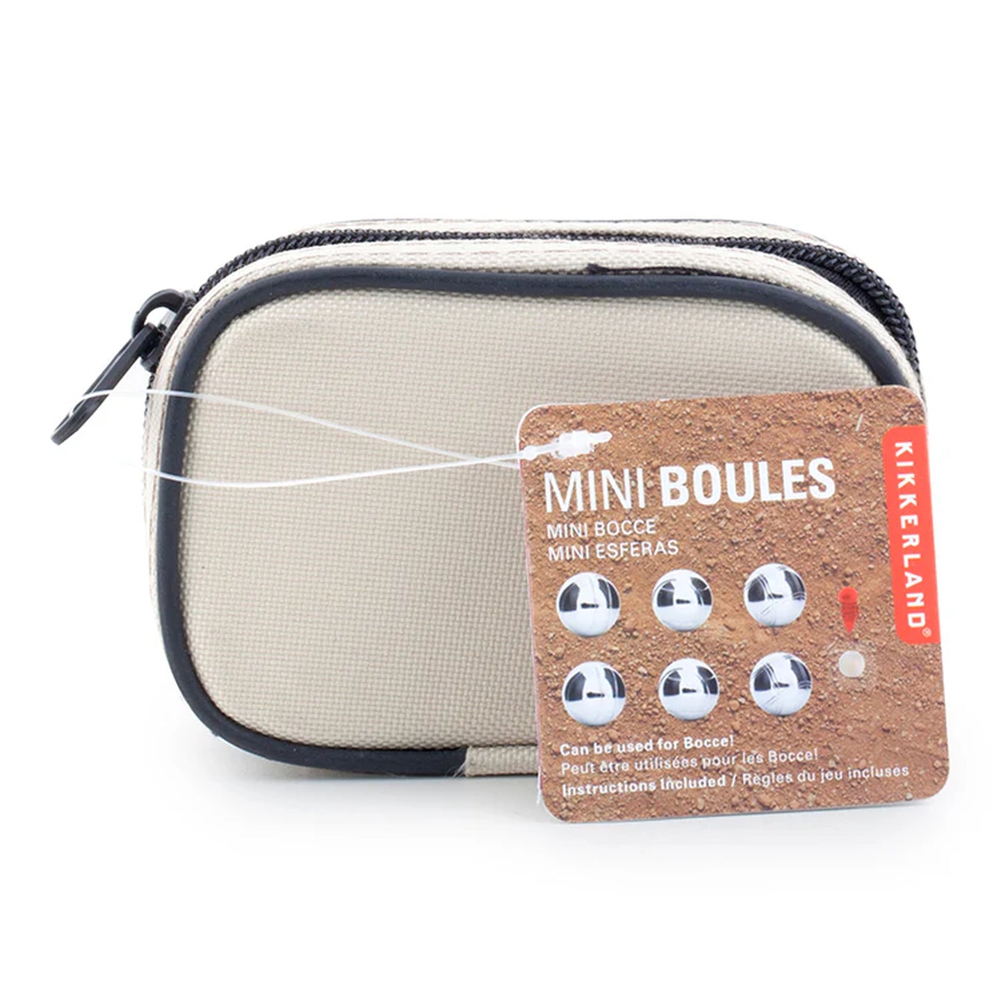 Mini boules de pétanque en métal et cochonnet