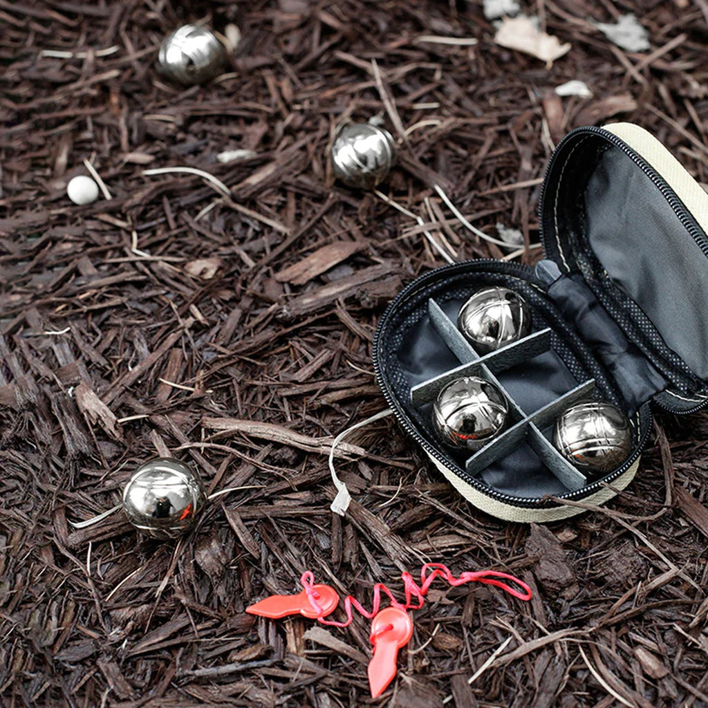 Kit de mini boules de pétanque à emporter