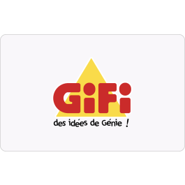 E-carte cadeau Gifi