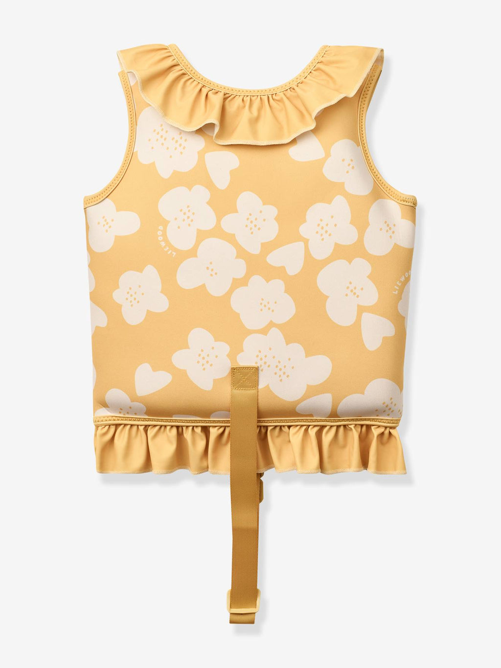 Gilet de flottaison dove avec volants jaune