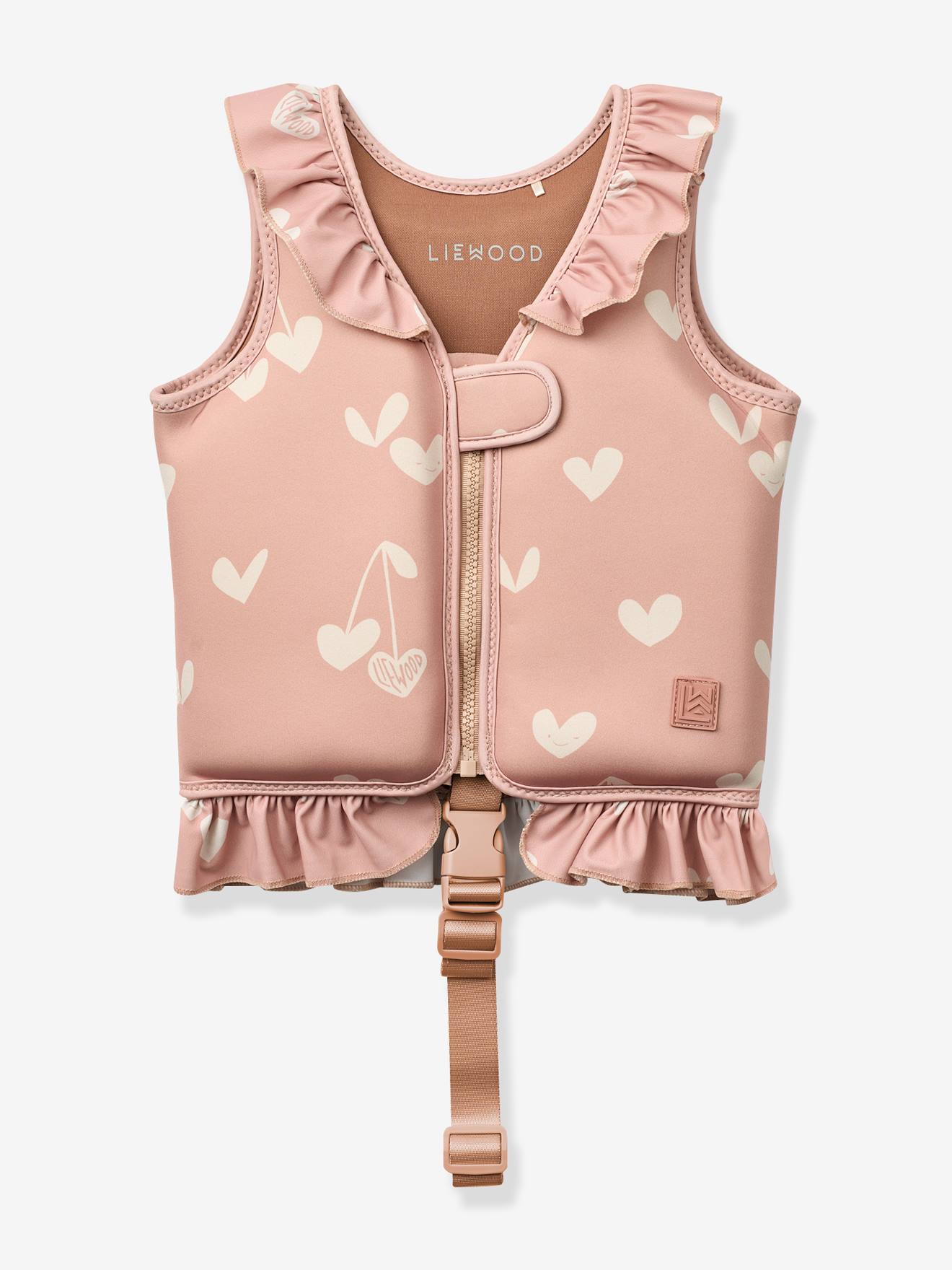 Gilet de flottaison dove avec volants rose