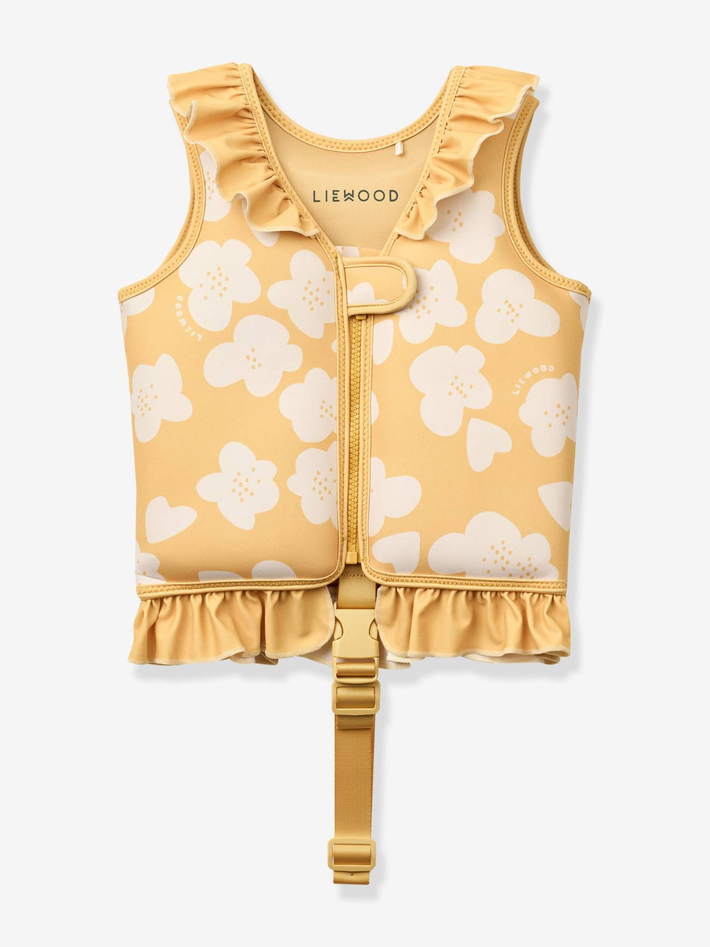 Gilet de flottaison dove avec volants jaune