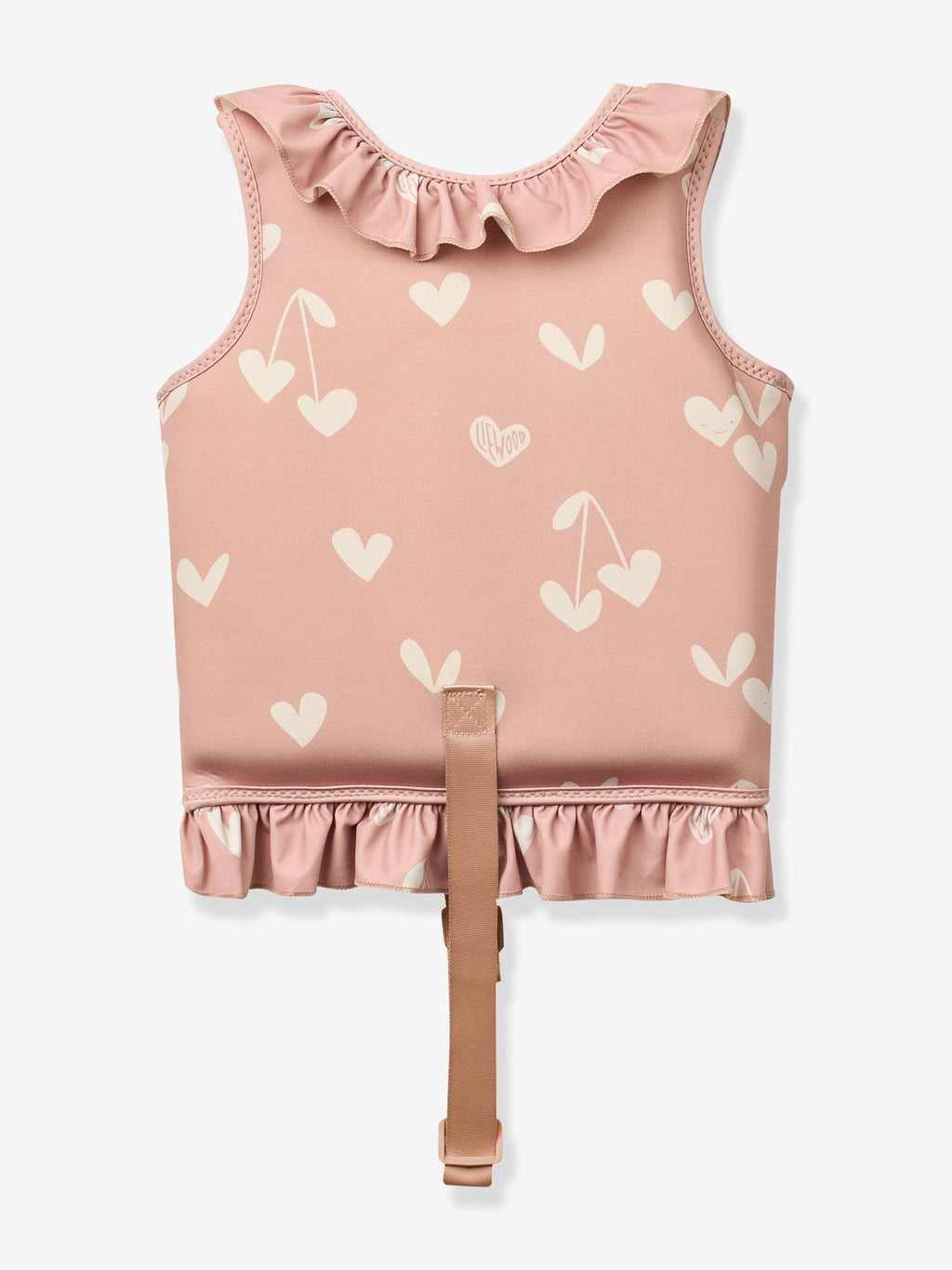 Gilet de flottaison dove avec volants rose