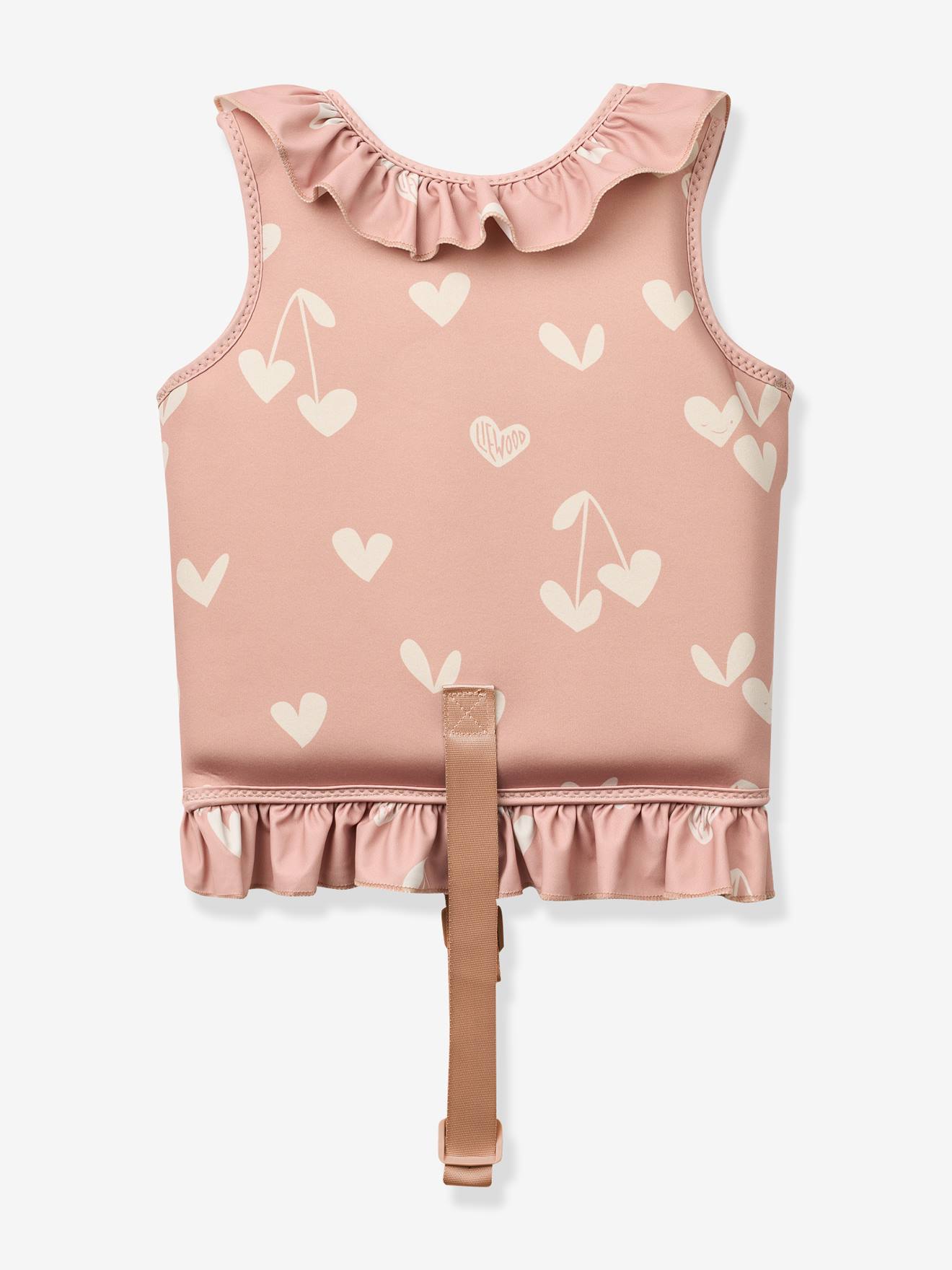 Gilet de flottaison dove avec volants rose