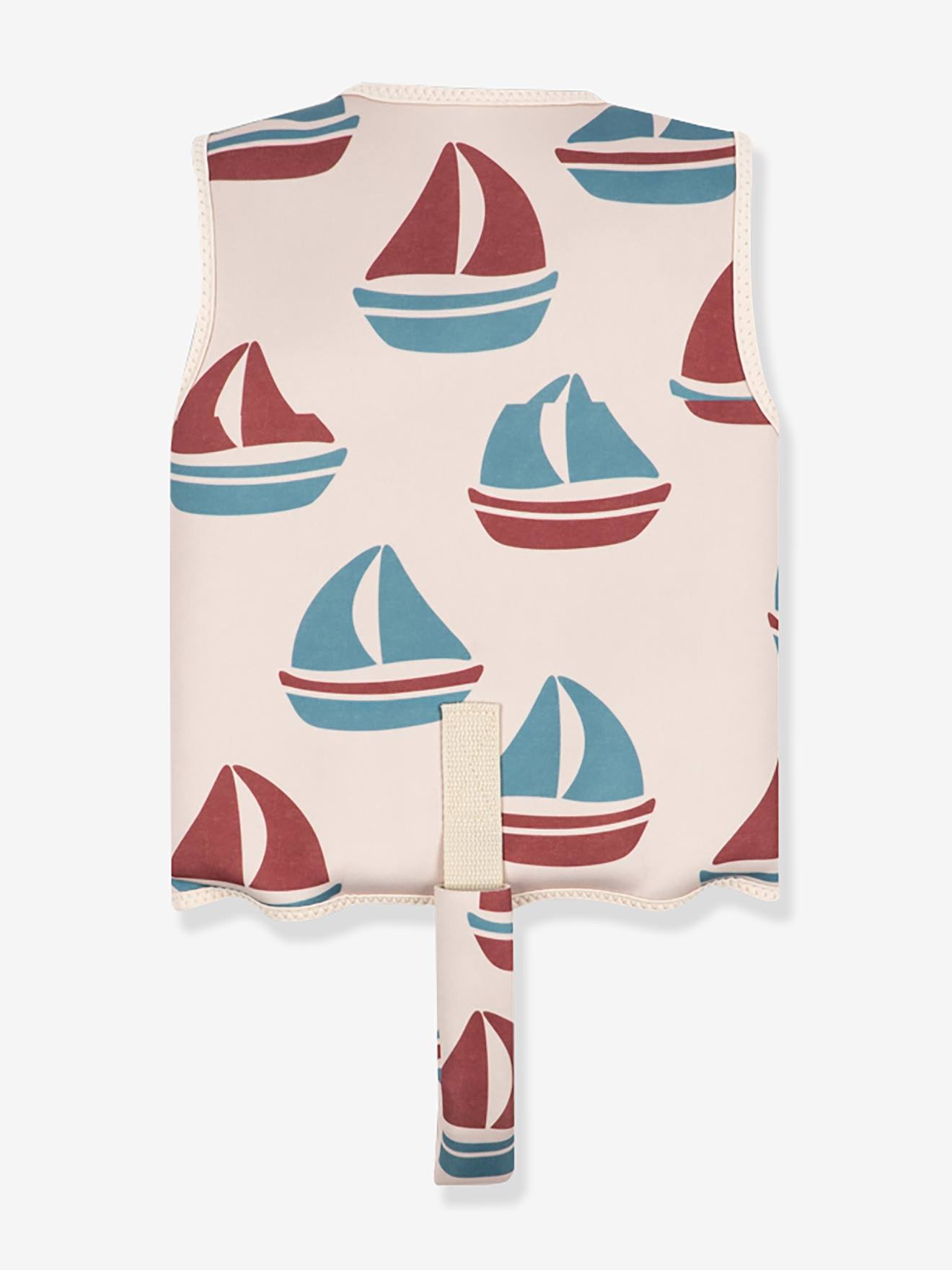Gilet de flottaison enfant bateau beige