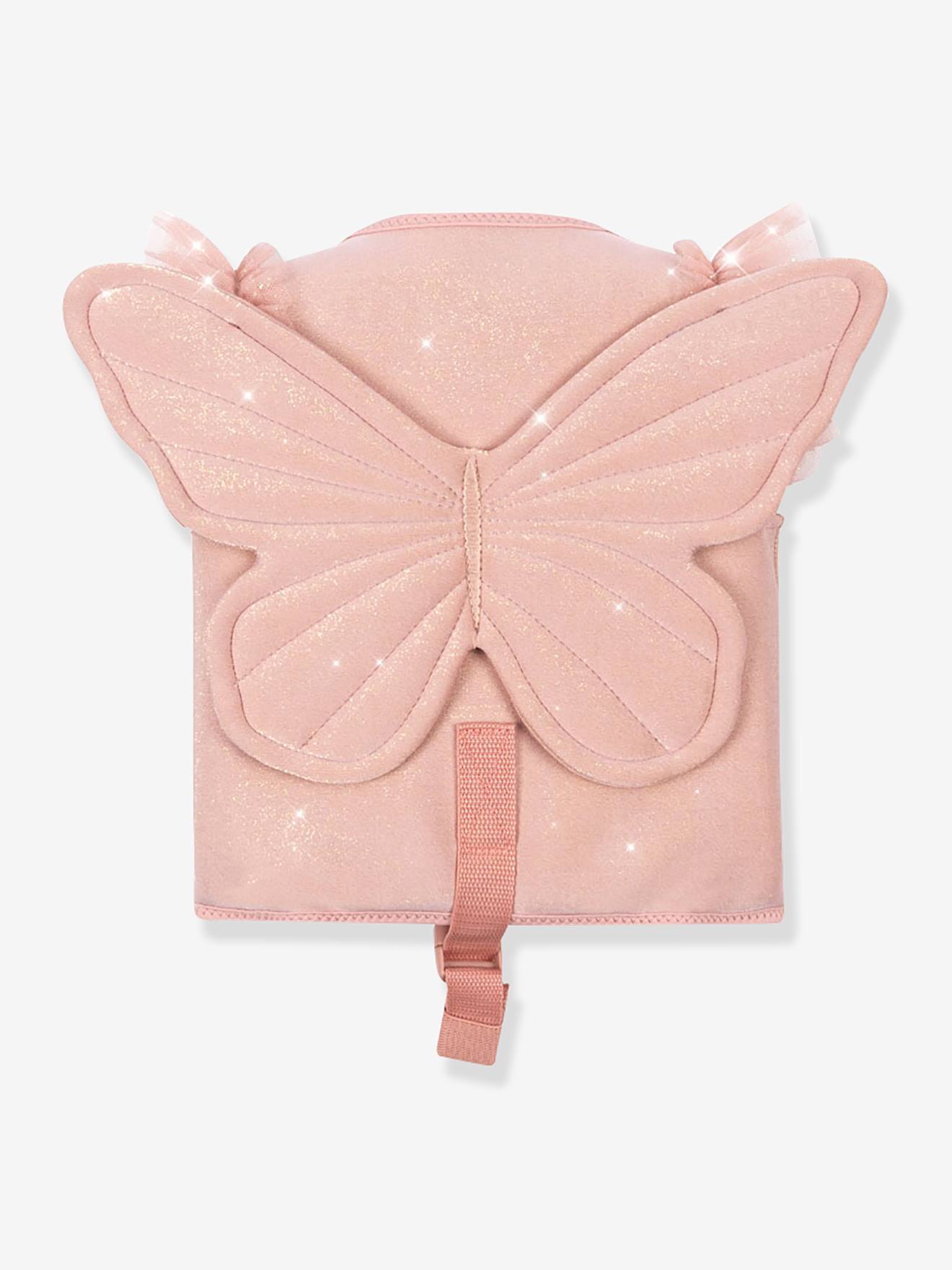 Gilet de flottaison enfant papillon rose