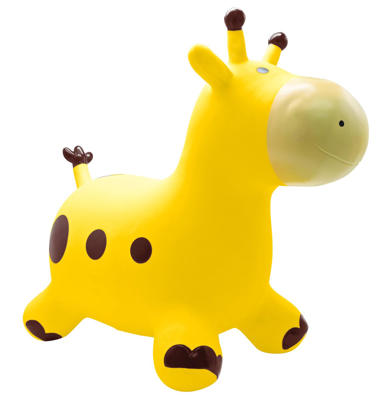 Girafe sauteuse gonflable jaune jaune