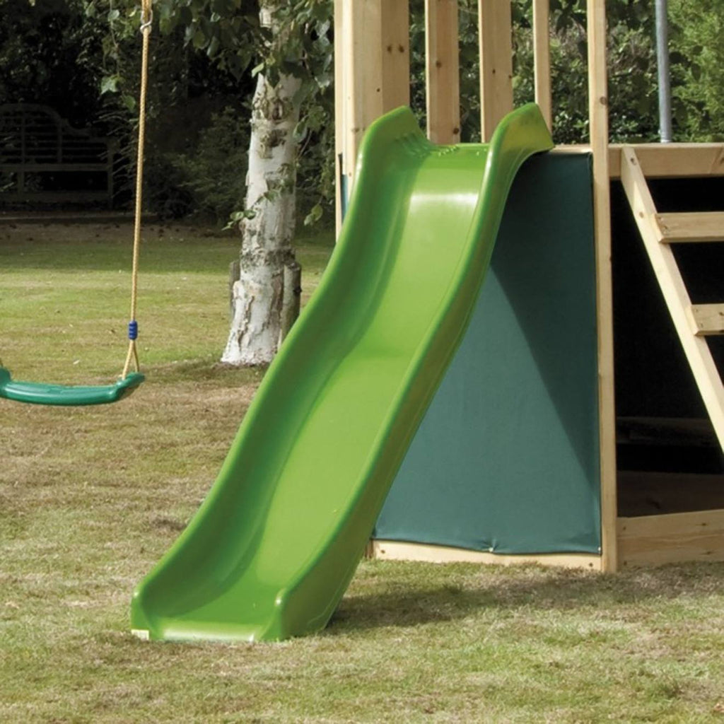 Glissière toboggan wavy plastique 175cm vert
