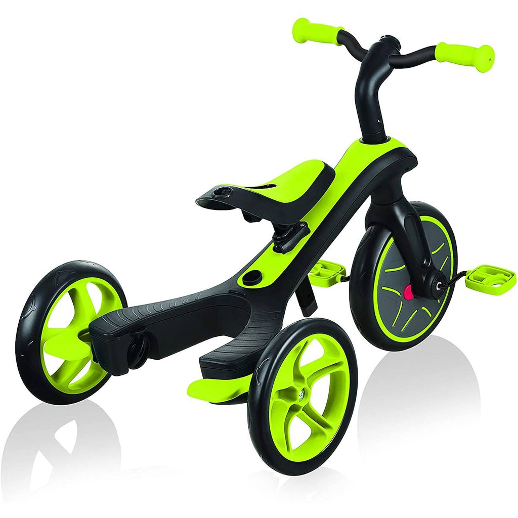 Globber explorer trike 4en1 tricycle vert vert et noir