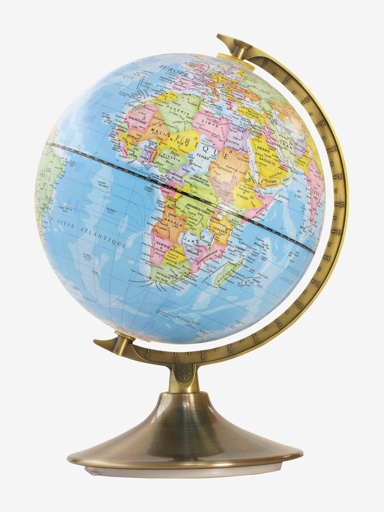 Globe jour & nuit bleu