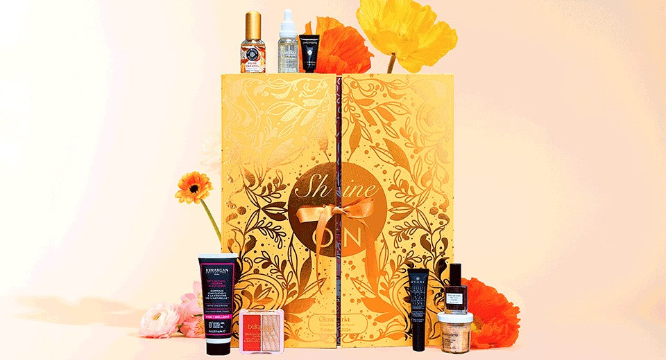 Calendrier de l'Après Glowria Shine ON et ses produits beauté