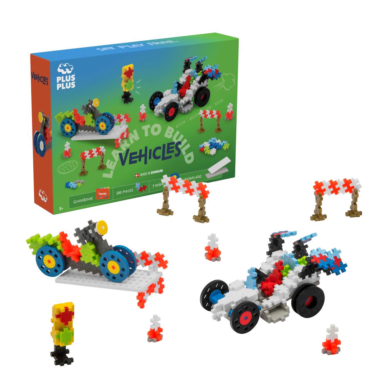 Go! kit découverte véhicules 500 pièces multicolore