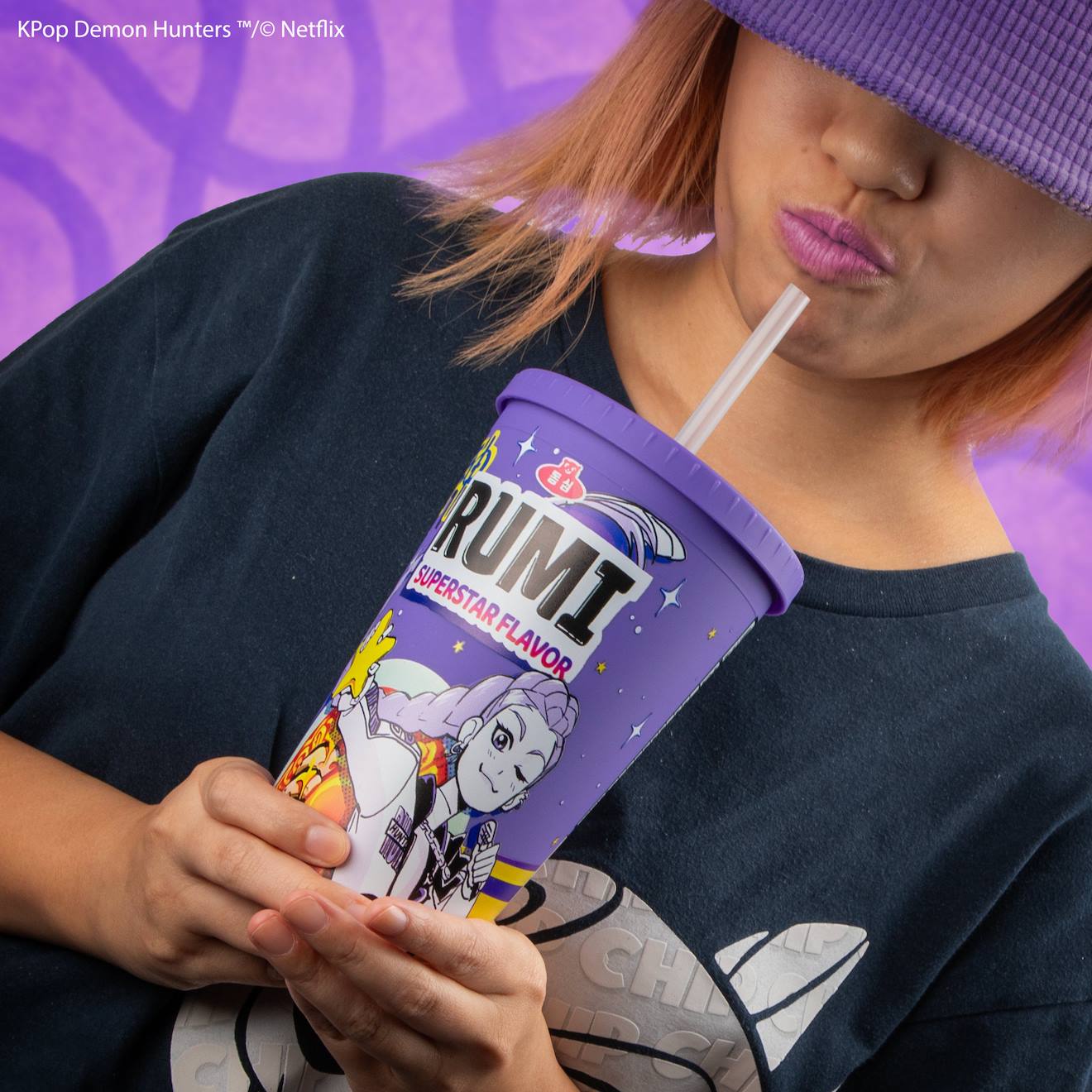 Gobelet Tumbler Rumi Superstar Flavor - KPop Demon Hunters Violet