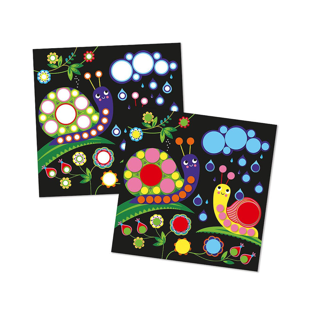 Gomettes rondes dès 3 ans multicolore