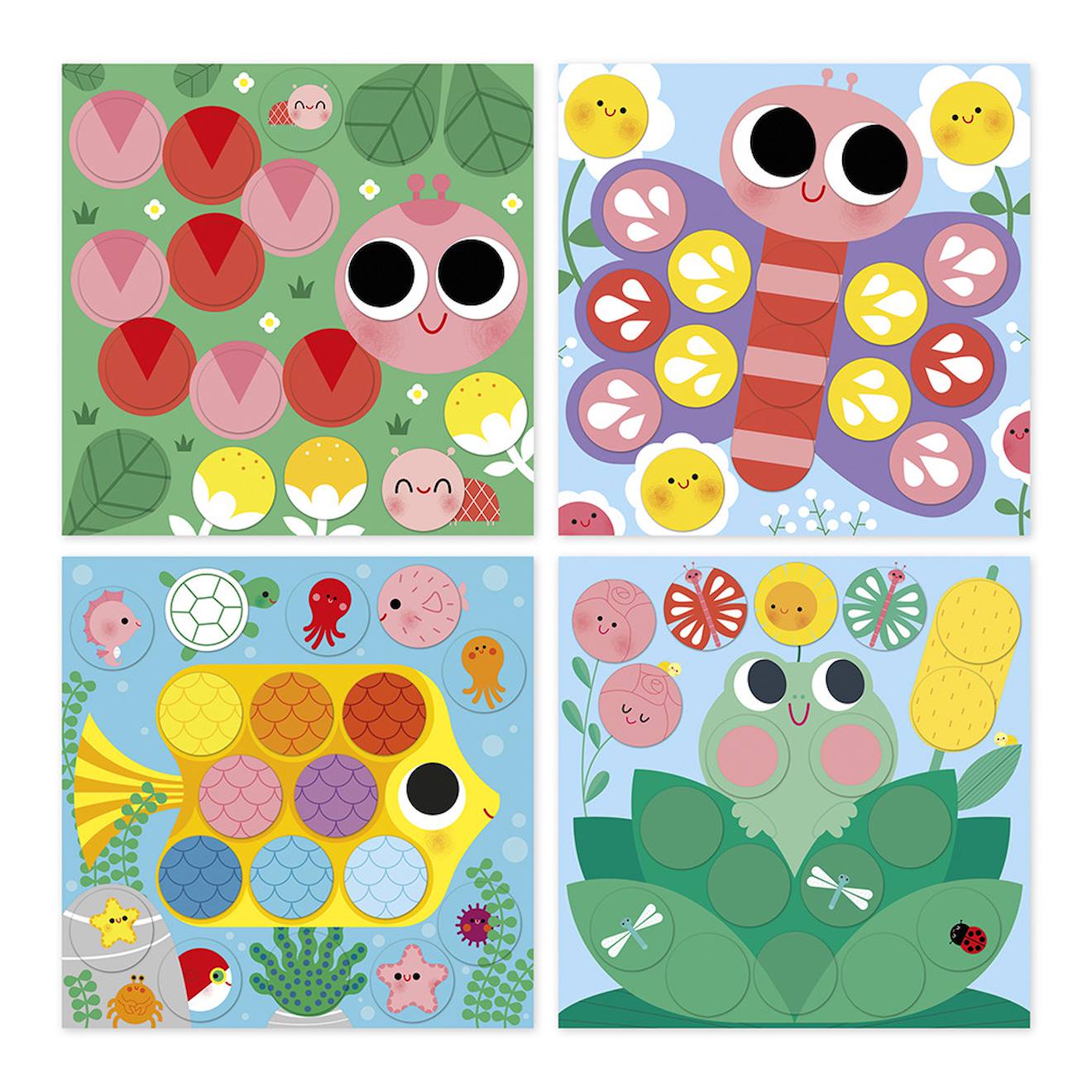 Gommettes 2 ans multicolore